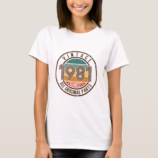 Camiseta Vintage 1981 (Anverso)