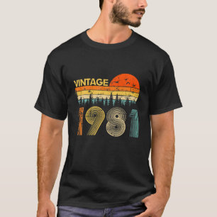 Camiseta Vintage 1981 Hechos En 1981 41º Nacimiento Hombres