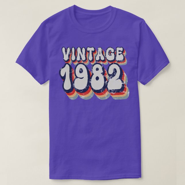 Camiseta Vintage 1982 (Diseño del anverso)