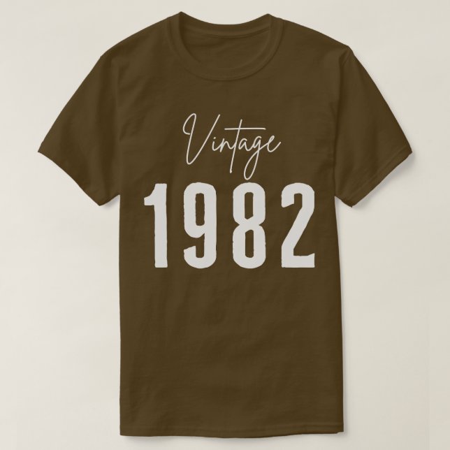 Camiseta Vintage 1982 12 (Diseño del anverso)