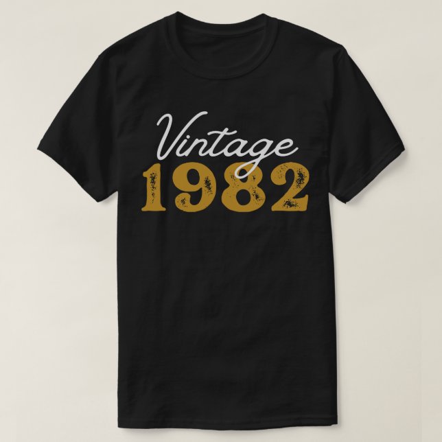 Camiseta Vintage 1982 13 (Diseño del anverso)