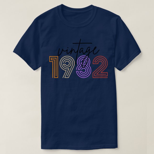Camiseta Vintage 1982 14 (Diseño del anverso)