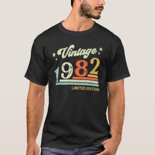 Camiseta Vintage 1982 1982 40 años