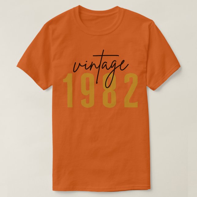 Camiseta Vintage 1982 25 (Diseño del anverso)