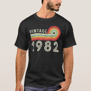 Camiseta Vintage 1982 40º cumpleaños 40 años de edad 37