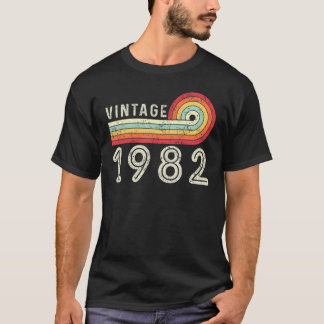 Camiseta Vintage 1982 40º cumpleaños 40 años de edad 37