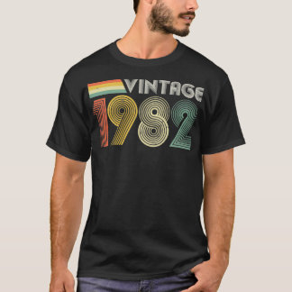 Camiseta Vintage 1982 40th Birthday Gift