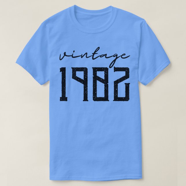 Camiseta Vintage 1982 9 (Diseño del anverso)