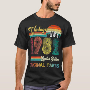 Camiseta Vintage 1982 edición limitada partes originales 39