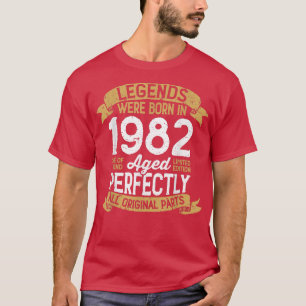 Camiseta Vintage 1982 Nacimiento De Mujeres
