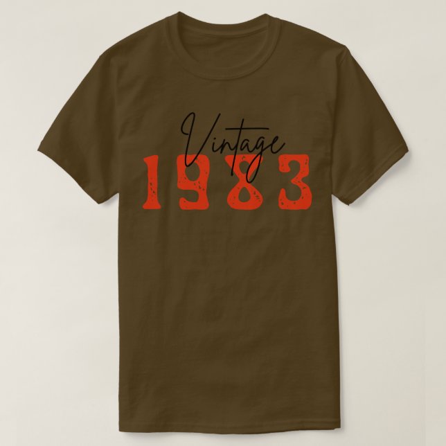 Camiseta Vintage 1983 (Diseño del anverso)