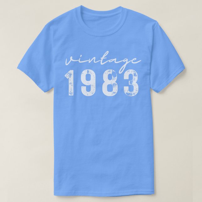 Camiseta Vintage 1983 19 (Diseño del anverso)