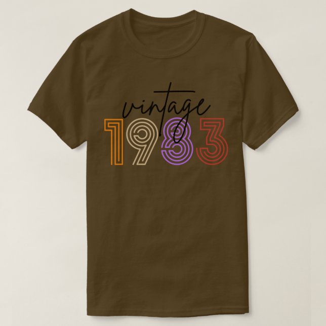 Camiseta Vintage 1983 27 (Diseño del anverso)