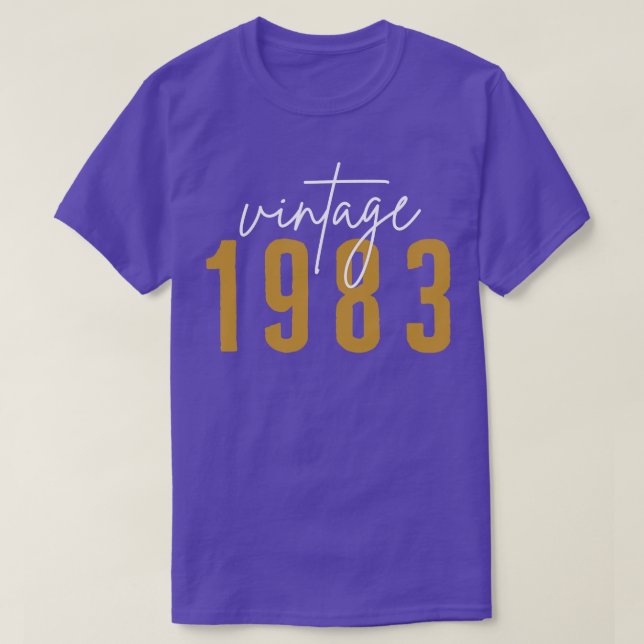 Camiseta Vintage 1983 28 (Diseño del anverso)