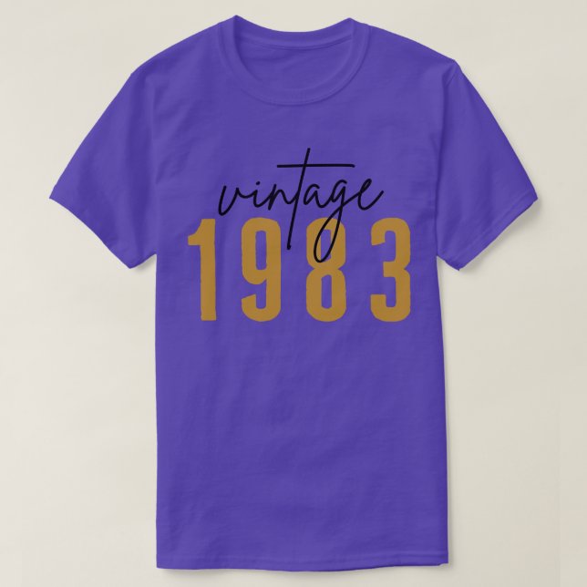 Camiseta Vintage 1983 3 (Diseño del anverso)