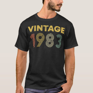 Camiseta Vintage 1983 39th Birthday Gift Men Retro 39