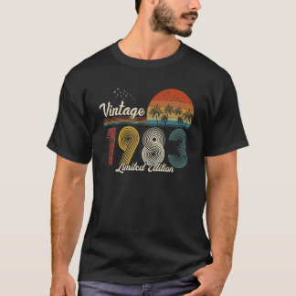 Camiseta Vintage 1983 40º cumpleaños 40 años de edad 5