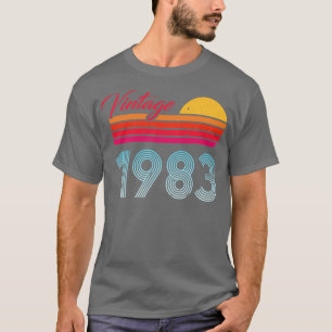 Camiseta Vintage 1983 40th Birthday Gift