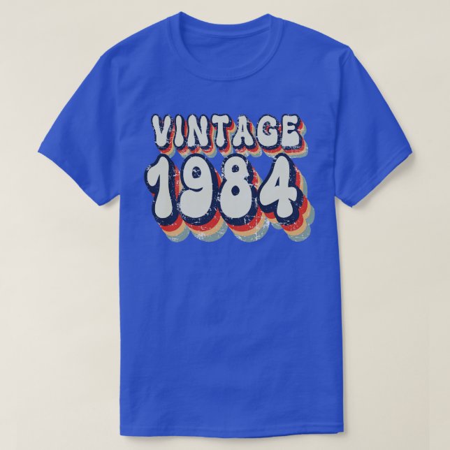 Camiseta Vintage 1984 (Diseño del anverso)