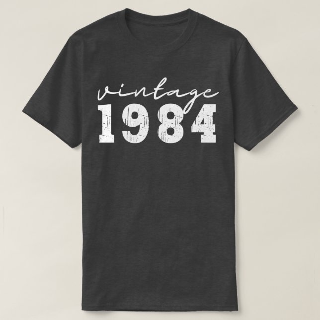 Camiseta Vintage 1984 19 (Diseño del anverso)