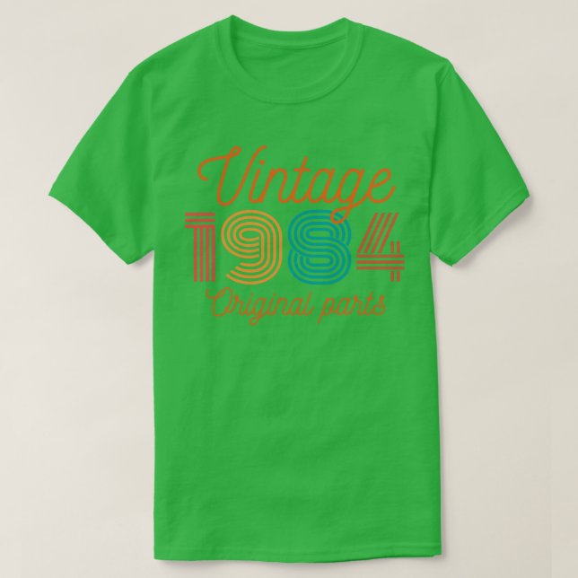 Camiseta Vintage 1984 21 (Diseño del anverso)
