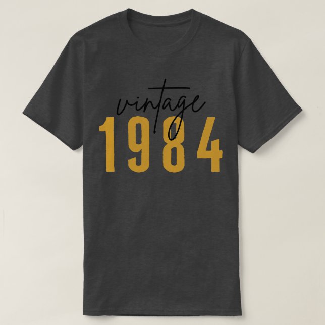 Camiseta Vintage 1984 25 (Diseño del anverso)