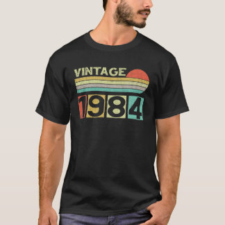 Camiseta Vintage 1984 38º Regalo De Cumpleaños Hombres Muje