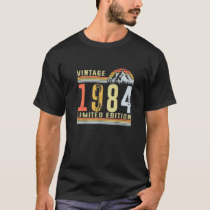 Camiseta Vintage 1984 Edición Limitada Regalos 38º Cumpleañ