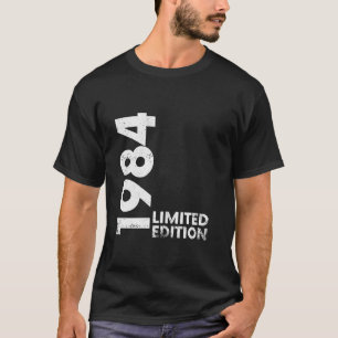 Camiseta Vintage 1984 Hombres de 40 años mujeres 40 Bir