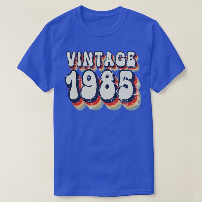 Camiseta Vintage 1985 (Diseño del anverso)