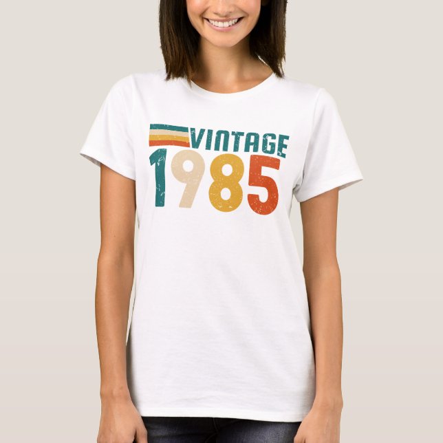 CAMISETA VINTAGE 1985 (Anverso)