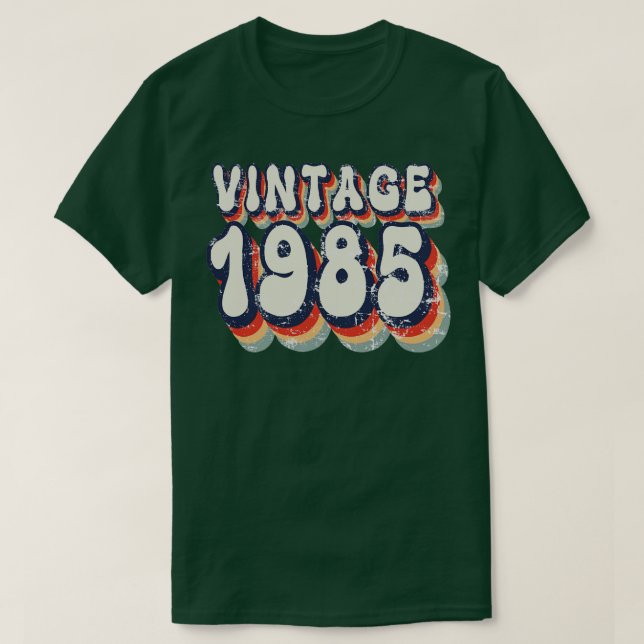 Camiseta Vintage 1985 (Diseño del anverso)