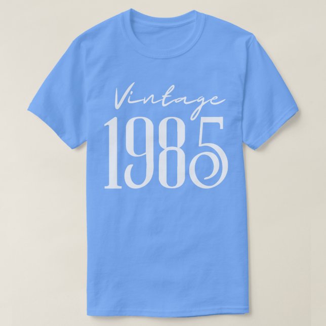 Camiseta Vintage 1985 18 (Diseño del anverso)
