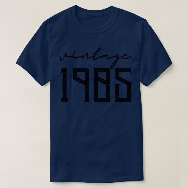 Camiseta Vintage 1985 21 (Diseño del anverso)