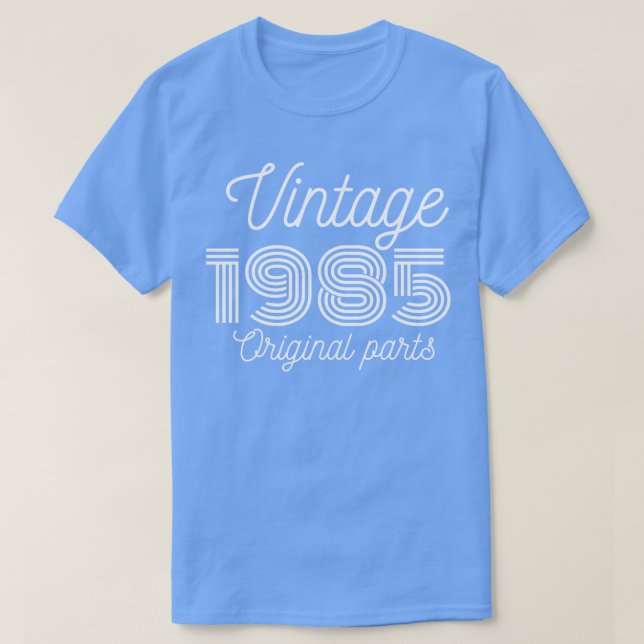 Camiseta Vintage 1985 27 (Diseño del anverso)