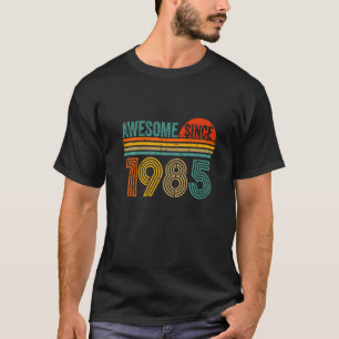 Camiseta vintage 1985 chistosos hombres de 38 años, mujeres