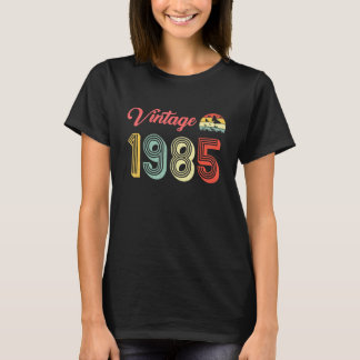 Camiseta Vintage 1985 Cumpleaños - Mujeres De 36 Años
