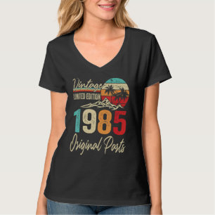Camiseta Vintage 1985 Partes originales 37 cumpleaños
