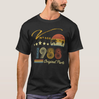 Camiseta Vintage 1988 - 35th Birthday 35 años