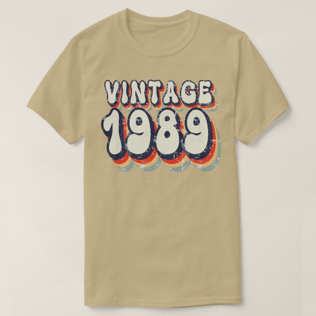Camiseta Vintage 1989 2 (Diseño del anverso)
