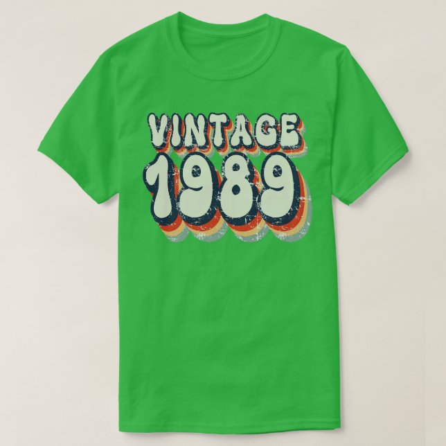 Camiseta Vintage 1989 2 (Diseño del anverso)