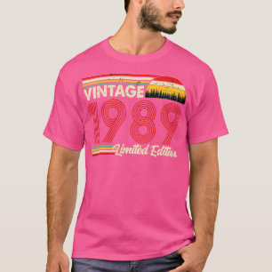 Camiseta Vintage 1989 Birthday Shirt Limited Edition 1989 B