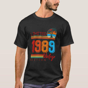 Camiseta Vintage 1989 Retro 33er cumpleaños 33 años