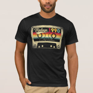 Camiseta Vintage 1990 32nd Birthday Retro
