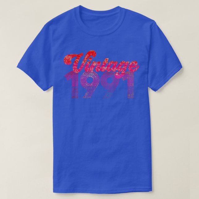Camiseta Vintage 1991 2 (Diseño del anverso)