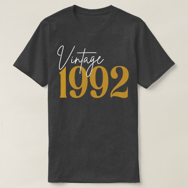 Camiseta Vintage 1992 (Diseño del anverso)