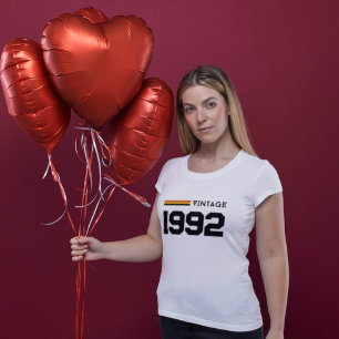 Camiseta Vintage 1992 21 cumpleaños, 31 cumpleaños