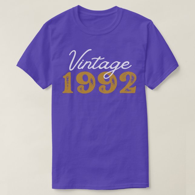 Camiseta Vintage 1992 22 (Diseño del anverso)