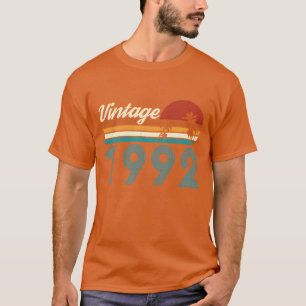 Camiseta Vintage 1992 Cumpleaños Vintage Retro Vintage retr