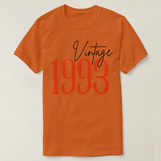 Camiseta Vintage 1993 4 (Diseño del anverso)